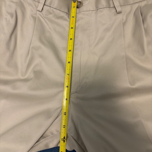 Mens Dockers Signature Classic Fit Khaki Pants Stone 32x34 - Picture 6 of 9